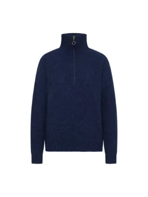 Lanius troyer alpaca sweater night blue