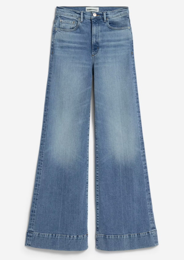 Jeans Murliaa Wide Leg High Waist - Misty Blue