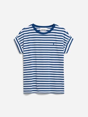 Armed Angels - Idaara Stripes - White Lapis Blue