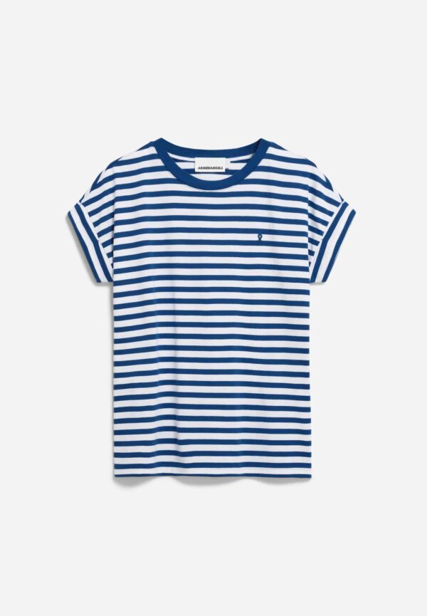 Armed Angels - Idaara Stripes - White Lapis Blue
