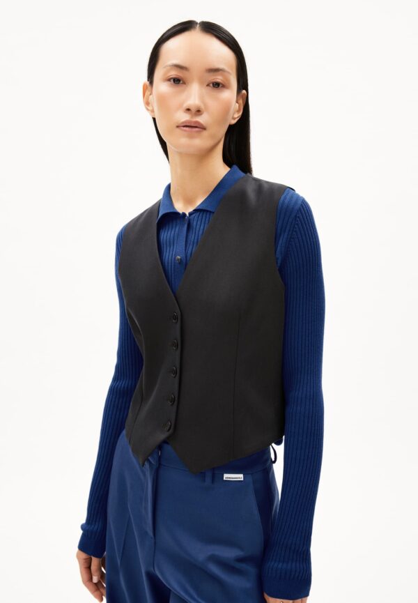 Armed Angels - Sineriaa Gilet - Black - Afbeelding 2