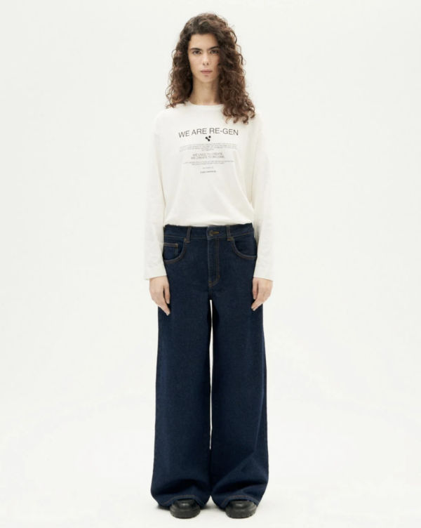 Thinking Mu - Jeans Hedda - Dark Clean Denim
