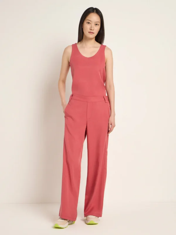Lanius - Cargobroek van TENCEL - Lipstick