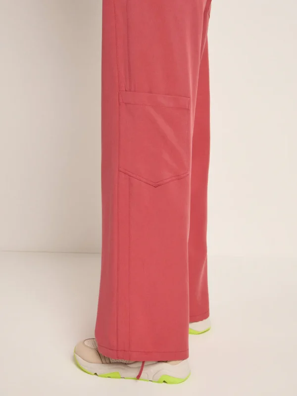 Lanius - Cargobroek van TENCEL - Lipstick