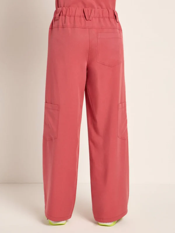 Lanius - Cargobroek van TENCEL - Lipstick