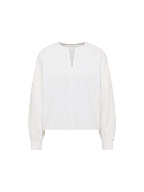 Lanius - Organic cotton blouse - wit