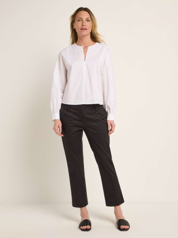 Lanius - Organic cotton blouse - wit
