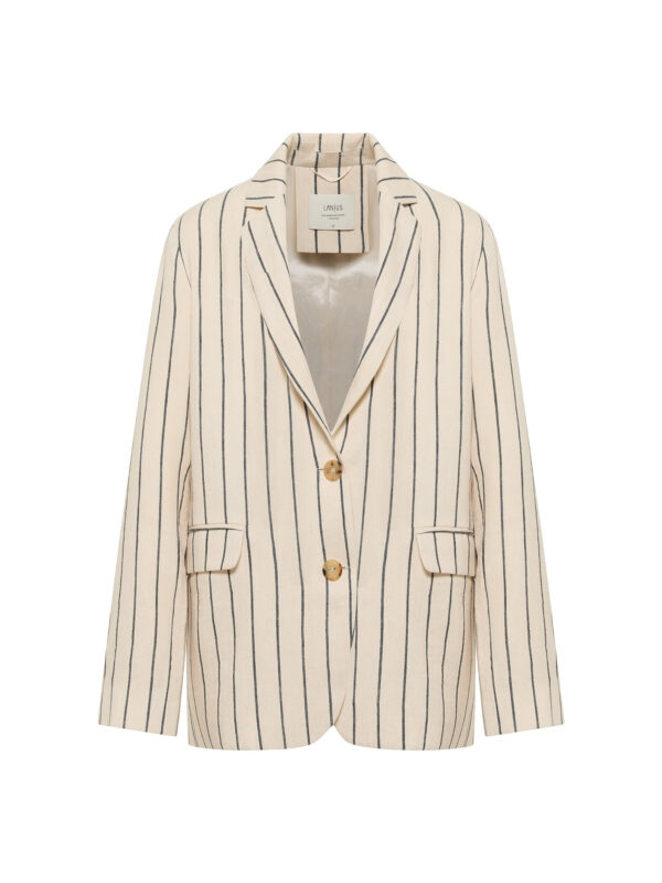 Lanius - Loose fit gestreepte blazer