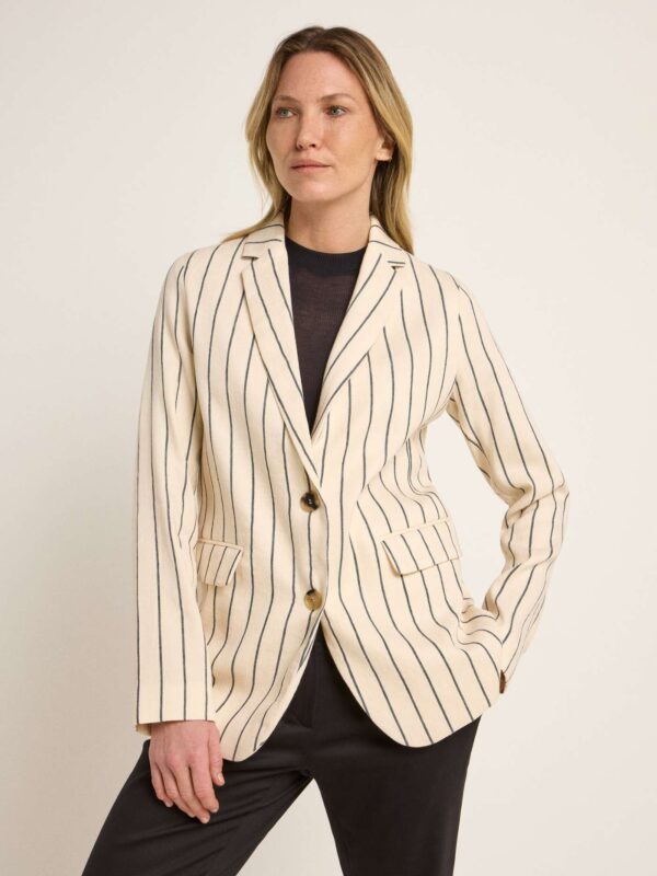 Lanius - Loose fit gestreepte blazer