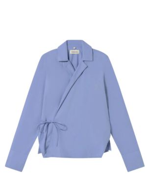 Thinking Mu - Blouse Lenie - Persian Blue