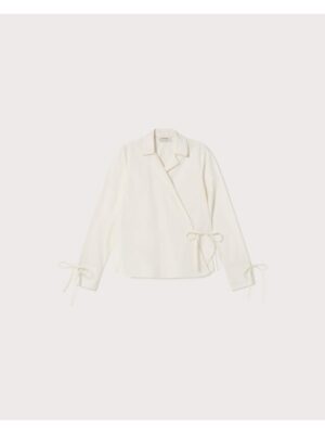 Thinking Mu - Blouse Lenie - White