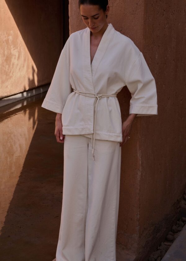 Club l'Avenir - Kimono Jumo'CL - Ecru