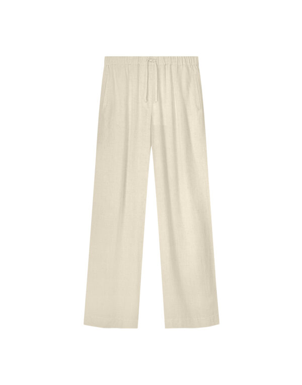 Club l'Avenir - Viscose/Linnen broek Celeste'Cl - Natural Sand