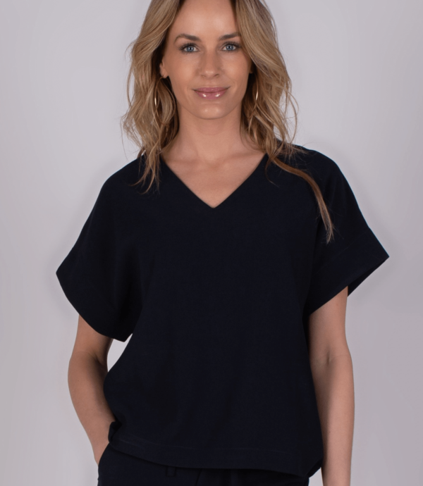 The Clothed - Reims Top - Navy