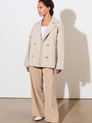 LangerChen - Jacket Canwood - Limestone