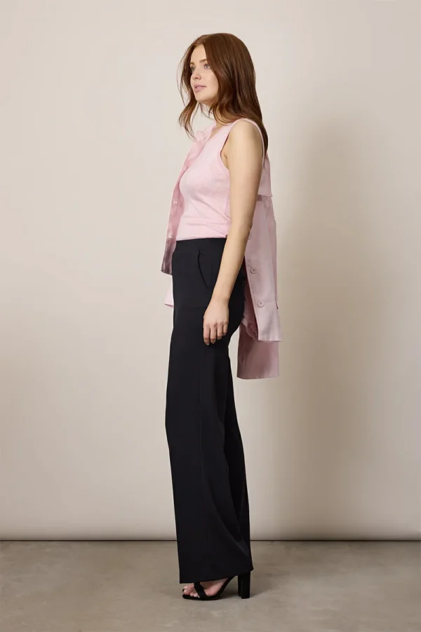 Corel Amsterdam - Lilly Wide Pants - Zwart