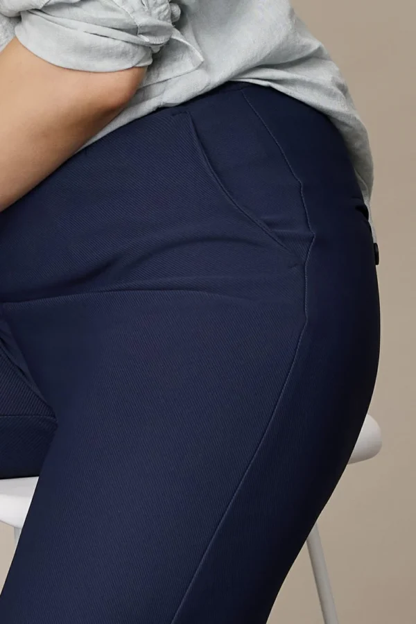 Corel Amsterdam - Lilly Wide Pants - Marineblauw