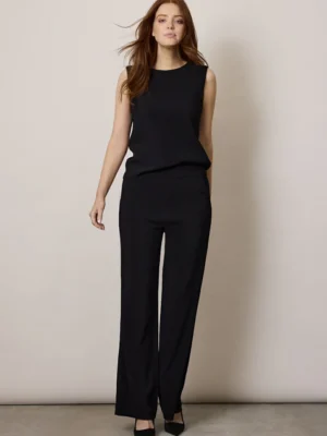 Corel Amsterdam - Nola Broek Crepe - Zwart
