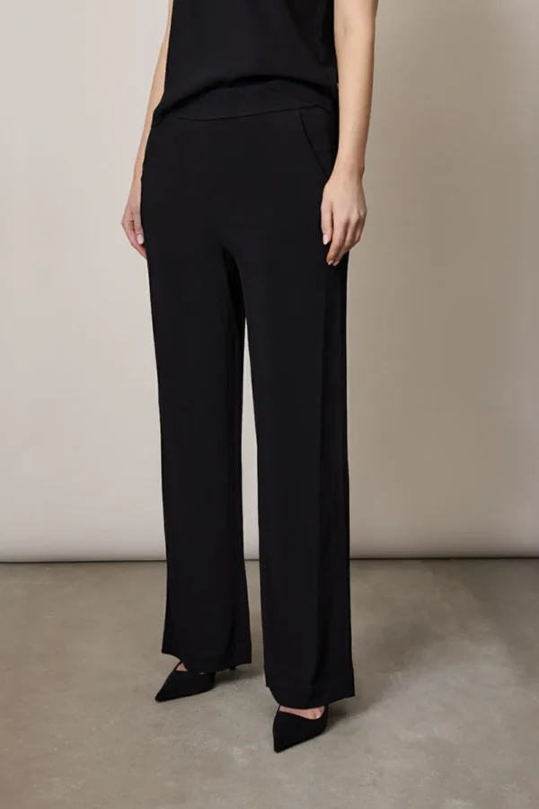 Corel Amsterdam - Nola Broek Crepe - Zwart