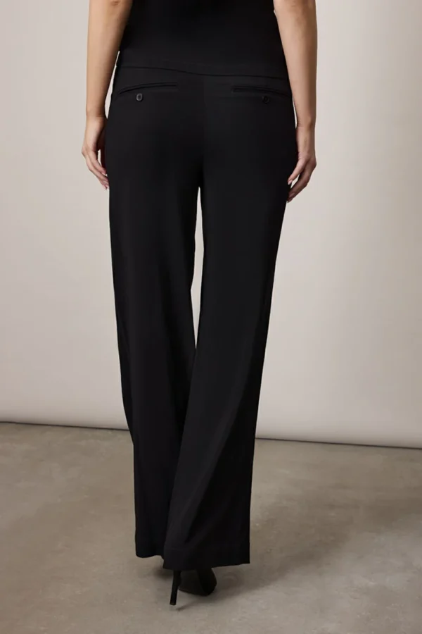 Corel Amsterdam - Nola Broek Crepe - Zwart