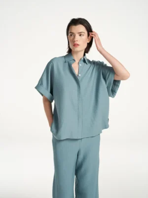 Femmes du Sud - Blouse Gitte - Green Blue