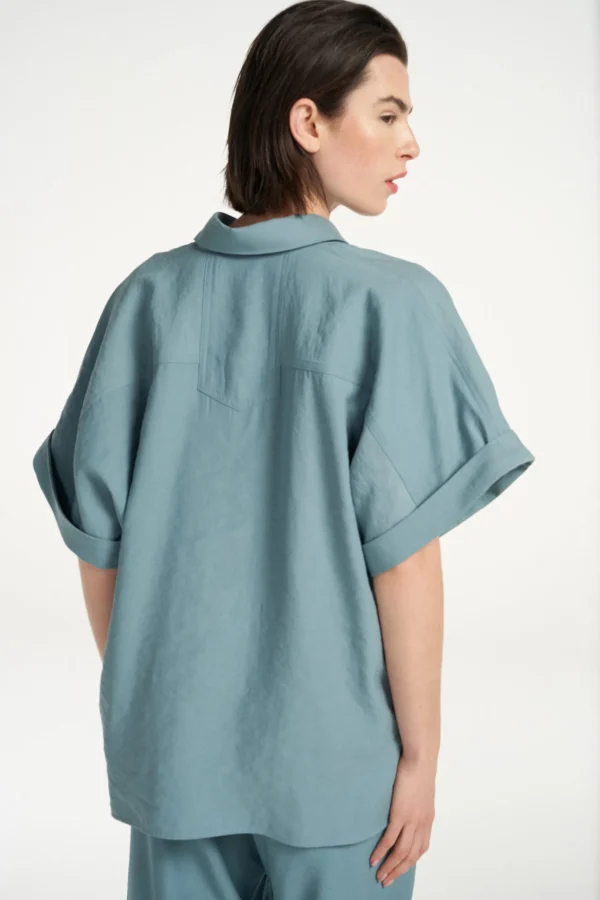 Femmes du Sud - Blouse Gitte - Green Blue
