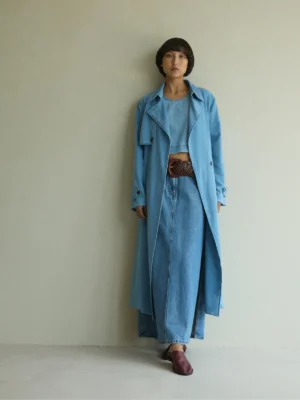 Kings of Indigo - Victoria Denim Trenchcoat