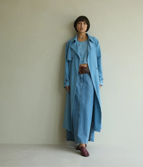 Kings of Indigo - Victoria Denim Trenchcoat