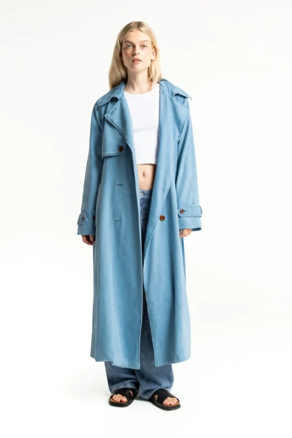 Kings of Indigo - Victoria Denim Trenchcoat