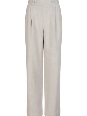 Ruby Tuesday - Pierette straight pants - Light beige melange