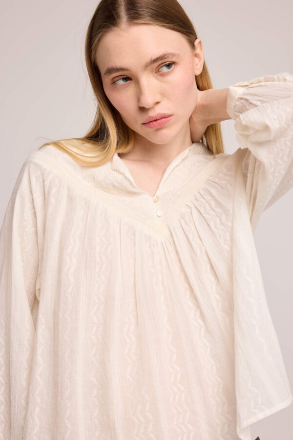 Louizon - Blouse Beyrem- Ecru