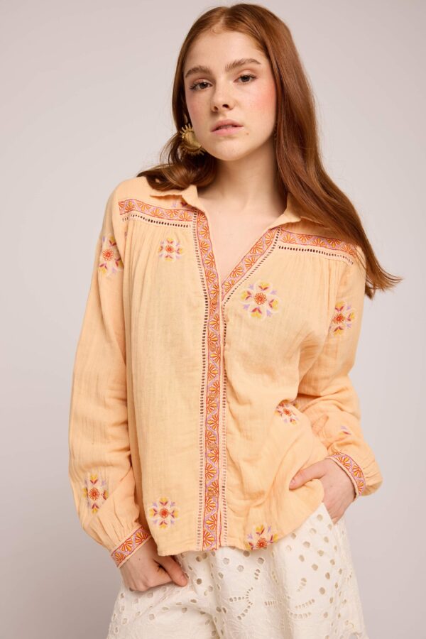 Louizon - Blouse Carinio - Poudre