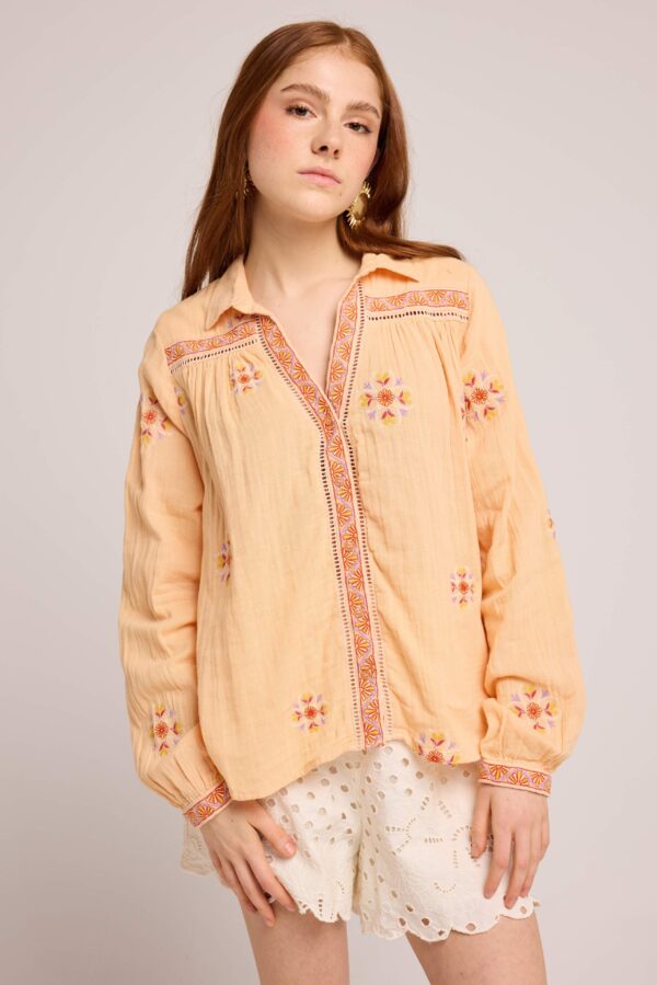 Louizon - Blouse Carinio - Poudre