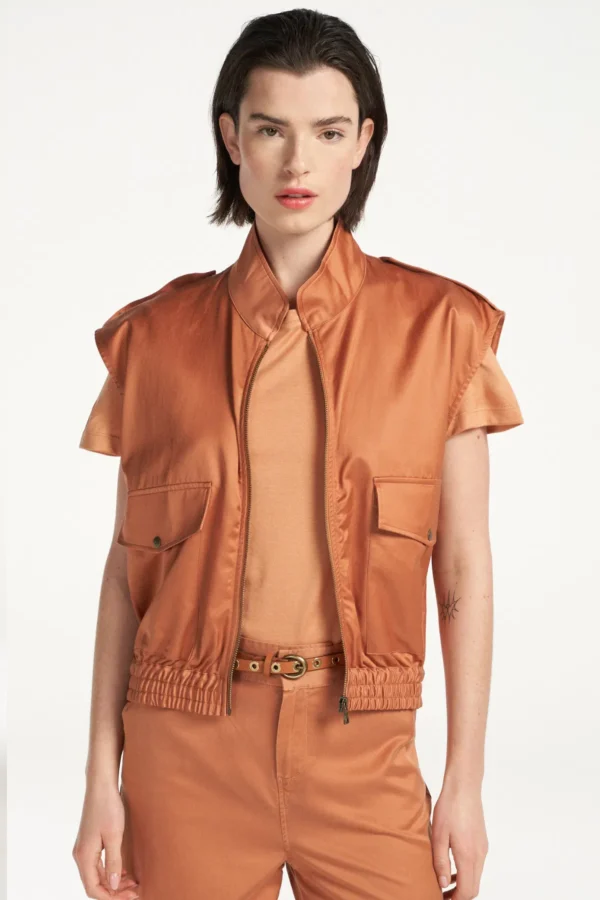 Femmes du Sud - Gilet Valere - Burned Orange