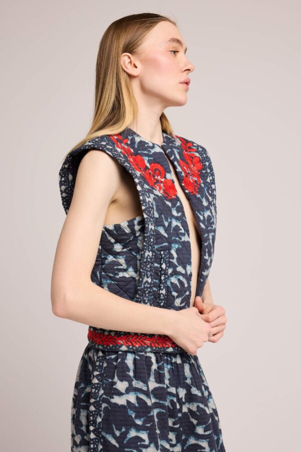 Louizon - Gilet Mazan - Blue
