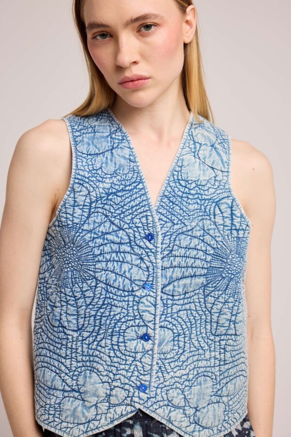 Louizon - Gilet Pinede - Indigo