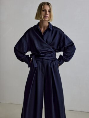 Femmes du Sud - Blouse Allison - Navy