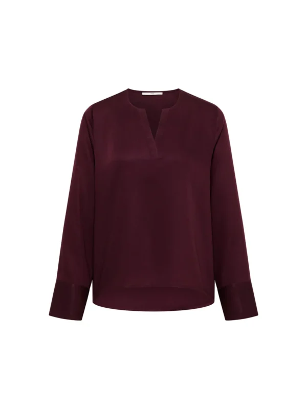 Lanius - Blouse van TENCEL - Bordeaux