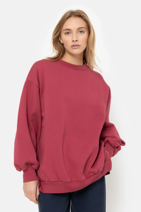Âme Antwerp - Ulla Oversized Sweatshirt - Dark Pink