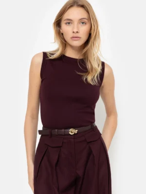 Âme Antwerp - Mommy Top - Plum Bordeaux