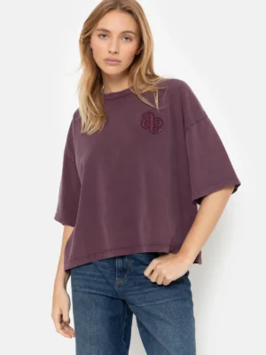Âme Antwerp - Eloise Boxy T-Shirt - Vintage Plum