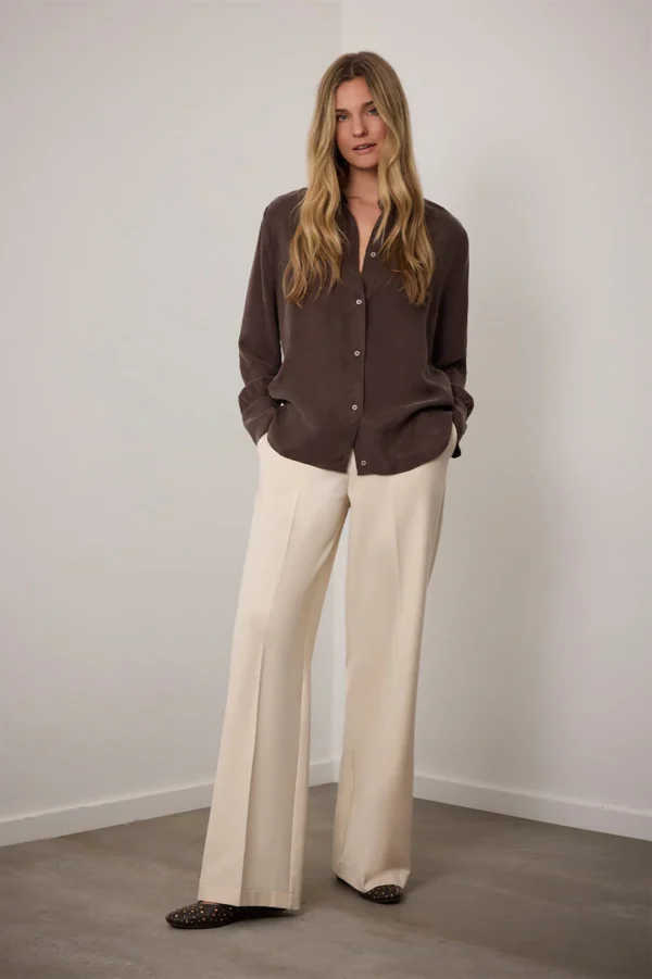 Corel Amsterdam - Carmelia Pants Laminato - Ivory