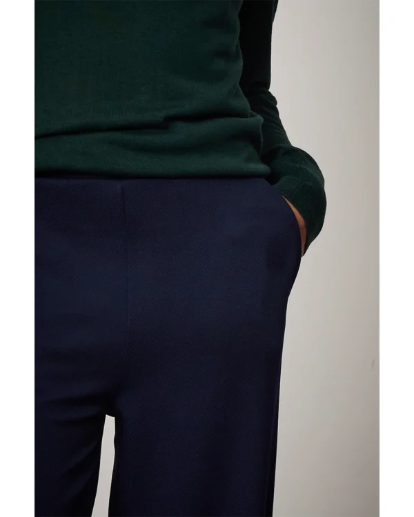Corel Amsterdam - Lily Wide Pants - Marineblauw