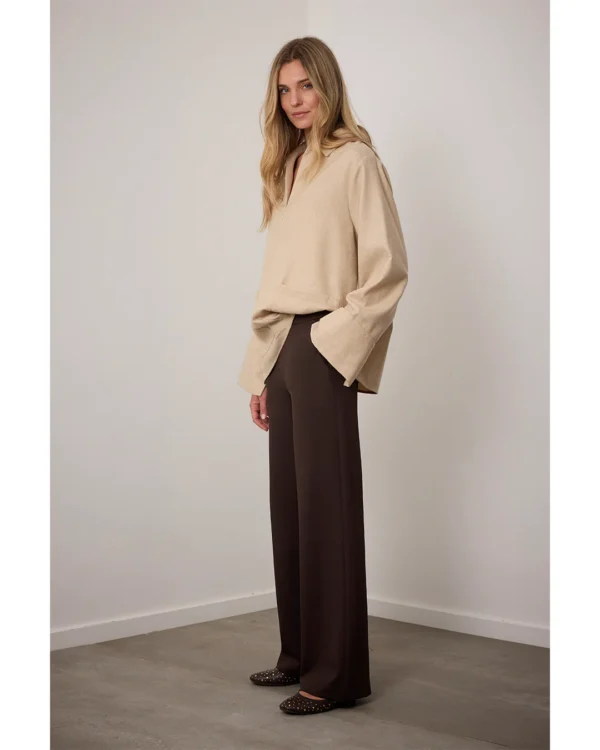Corel Amsterdam - Lily Wide Pants - Bruin
