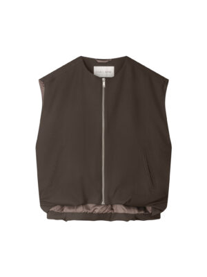 Club l'Avenir - Waistcoat Jilva'CL - Chocolate