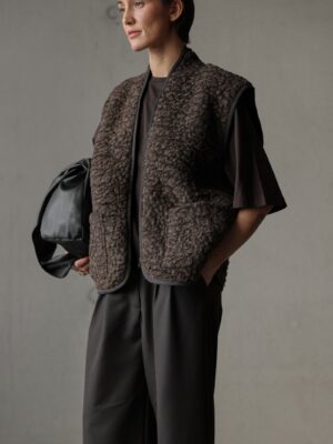 Club l'Avenir - Abigail'CL waistcoat - Fudge