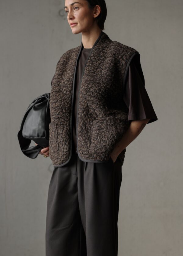 Club l'Avenir - Abigail'CL waistcoat - Fudge