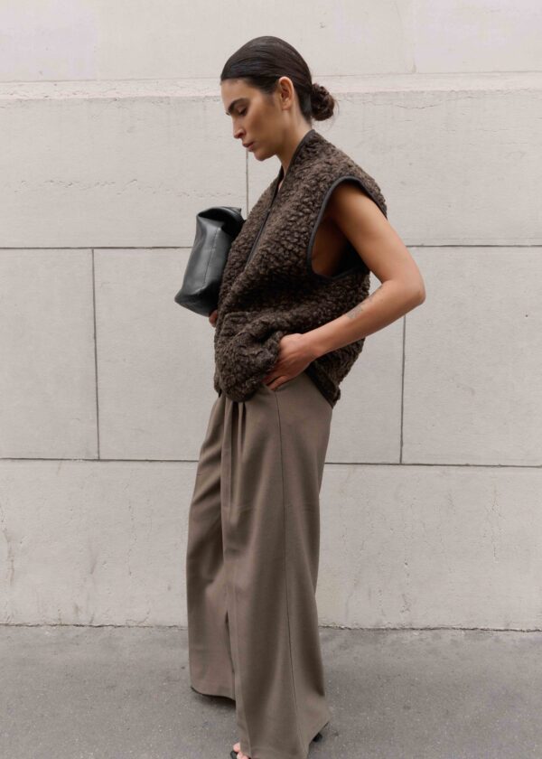 Club l'Avenir - Abigail'CL waistcoat - Fudge