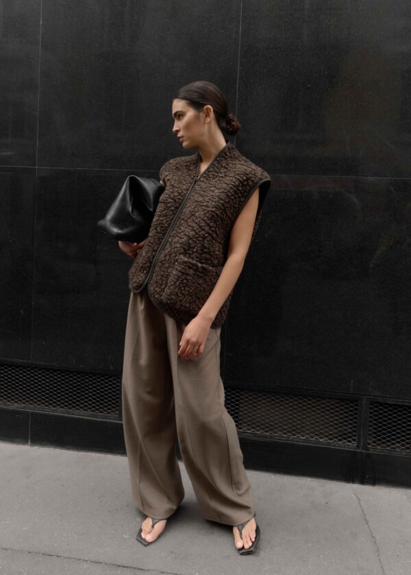 Club l'Avenir - Abigail'CL waistcoat - Fudge