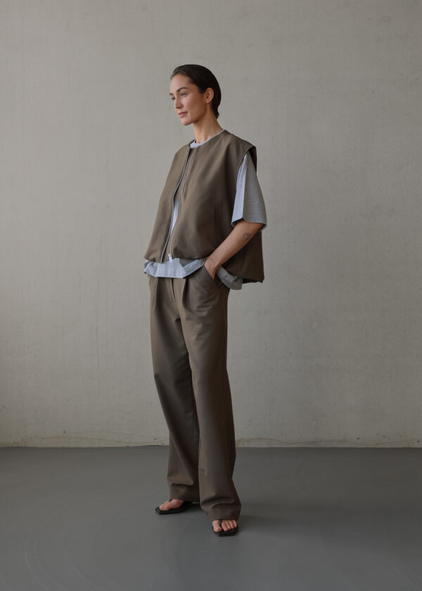 Club l'Avenir - Pantalon Jimy'CL - Coffee
